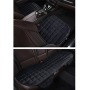 3 pezzi / set caldo coprisedile per auto cuscino cinque posti universale due coprisedili della fila anteriore e un coprisedile della fila posteriore cuscino per sedia antiscivolo tappetini per auto caldi senza cuscino in peluche posteriore