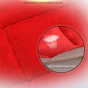 3 pezzi / set caldo coprisedile per auto cuscino cinque posti universale due coprisedili della fila anteriore e un coprisedile della fila posteriore cuscino per sedia antiscivolo tappetini per auto caldi senza cuscino in peluche posteriore