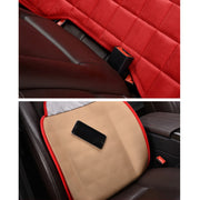 3 pezzi / set caldo coprisedile per auto cuscino cinque posti universale due coprisedili della fila anteriore e un coprisedile della fila posteriore cuscino per sedia antiscivolo tappetini per auto caldi senza cuscino in peluche posteriore