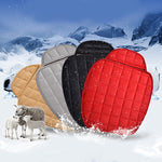 3 pezzi / set caldo coprisedile per auto cuscino cinque posti universale due coprisedili della fila anteriore e un coprisedile della fila posteriore cuscino per sedia antiscivolo tappetini per auto caldi senza cuscino in peluche posteriore