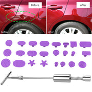 Kit di attrezzi per riparazione auto PDR Dent Strumenti di riparazione senza vernice Estrattore per ammaccature Martello scorrevole Martello inverso Ventose in alluminio per ammaccature, With Red T handle, Without Red T handle