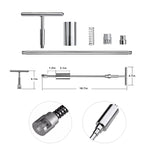 Kit di attrezzi per riparazione auto PDR Dent Strumenti di riparazione senza vernice Estrattore per ammaccature Martello scorrevole Martello inverso Ventose in alluminio per ammaccature, With Red T handle, Without Red T handle