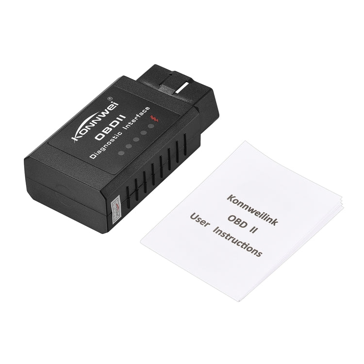 KONNWEI KW910 Telefono Android Dedicato OBDII Strumenti di scansione diagnostica automatica per auto Adattatore per scansione automatica Strumento di scansione Supporto 6 protocolli (Può rilevare solo auto a benzina 12V), KW910