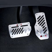 CS-322 Set di coperture per pastiglie freno a pedale per auto manuali antiscivolo 2 in 1, CS-322