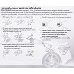 CS-322 Set di coperture per pastiglie freno a pedale per auto manuali antiscivolo 2 in 1, CS-322