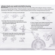CS-322 Set di coperture per pastiglie freno a pedale per auto manuali antiscivolo 2 in 1, CS-322