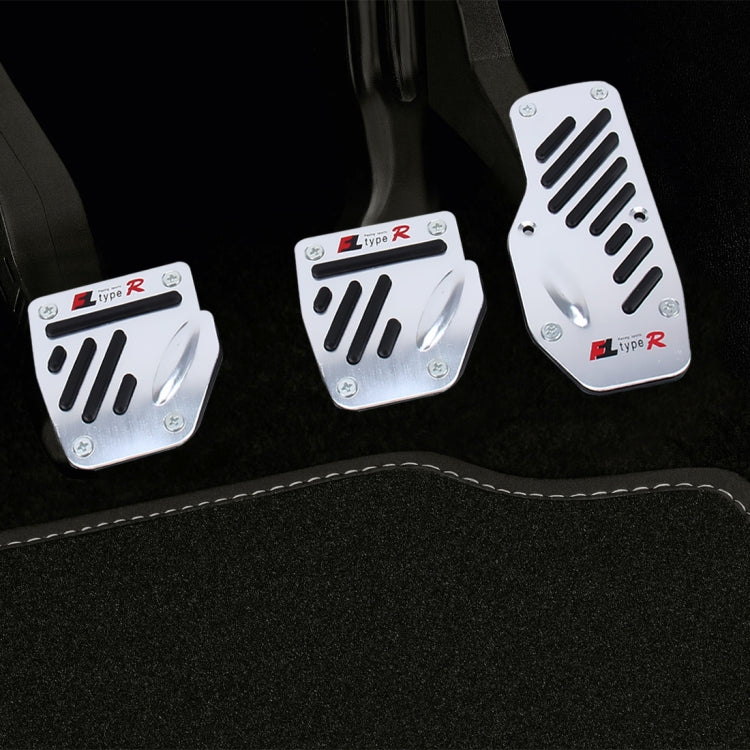 CS-321 Set di coperture per pastiglie freno a pedale per auto manuali antiscivolo 3 in 1