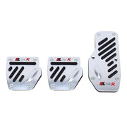 CS-321 Set di coperture per pastiglie freno a pedale per auto manuali antiscivolo 3 in 1
