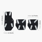 CS-321 Set di coperture per pastiglie freno a pedale per auto manuali antiscivolo 3 in 1