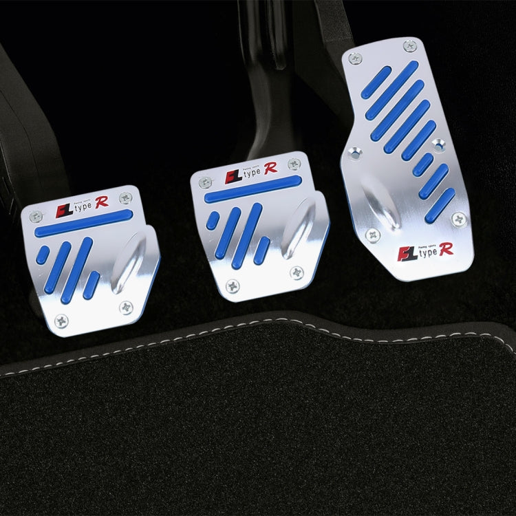 CS-321 Set di coperture per pastiglie freno a pedale per auto manuali antiscivolo 3 in 1