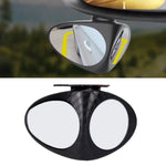 3R-051 Specchietto laterale per punto cieco sinistro ruotabile a 360 gradi per auto, Left Black, Left White