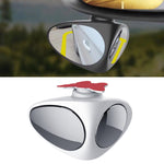 3R-051 Specchietto laterale per punto cieco sinistro ruotabile a 360 gradi per auto, Left Black, Left White