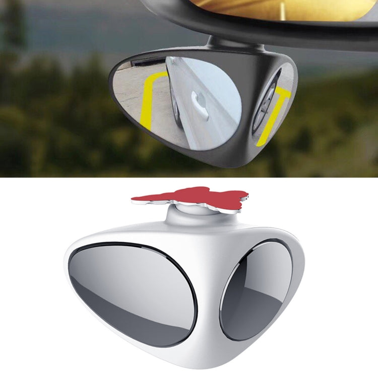 3R-051 Specchietto laterale per punto cieco sinistro ruotabile a 360 gradi per auto, Left Black, Left White