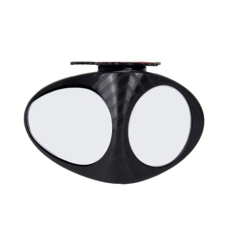 3R-051 Specchietto laterale per punto cieco sinistro ruotabile a 360 gradi per auto, Left Black, Left White