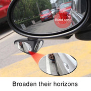 3R-051 Specchietto laterale per punto cieco sinistro ruotabile a 360 gradi per auto, Left Black, Left White