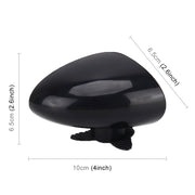 3R-051 Specchietto laterale per punto cieco sinistro ruotabile a 360 gradi per auto, Left Black, Left White