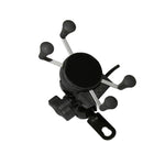 Caricatore universale per telefono USB per moto da 12 V con supporto, adatto per smartphone da 3,5-6,5 pollici, X-3