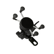 Caricatore universale per telefono USB per moto da 12 V con supporto, adatto per smartphone da 3,5-6,5 pollici, X-3
