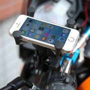 Caricatore universale per telefono USB per moto da 12 V con supporto, adatto per smartphone da 3,5-6,5 pollici, X-3