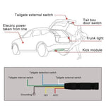 Apriscatole per bagagliaio intelligente con sistema di sensori automatici Keyless-Go per auto impermeabile IP67 9-24V, Keyless-Go 1