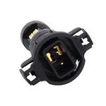 2 pezzi super luminosi PSX24W DC 12V 5W 350LM fendinebbia per auto con 16 lampadine a LED SMD-3030, luce bianca + gialla, PSX24W