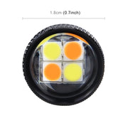 2 pezzi super luminosi PSX24W DC 12V 5W 350LM fendinebbia per auto con 16 lampadine a LED SMD-3030, luce bianca + gialla, PSX24W