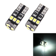 2 PZ T10/W5W/194/501 1.5W 90LM 6000K 9 SMD-3528 Lampadine LED Lampada da lettura per auto Luce d'ingombro con decodificatore, DC 12V, 2 PCS 9 SMD-3528 LED Bulbs