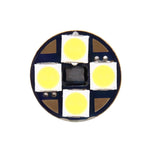 2 PZ T10/W5W/194/501 4W 280LM 6000K 12 SMD-2835 Lampadine LED Lampada da lettura per auto Luce d'ingombro con decodificatore, DC 12V, 2 PCS T10/W5W/194/501