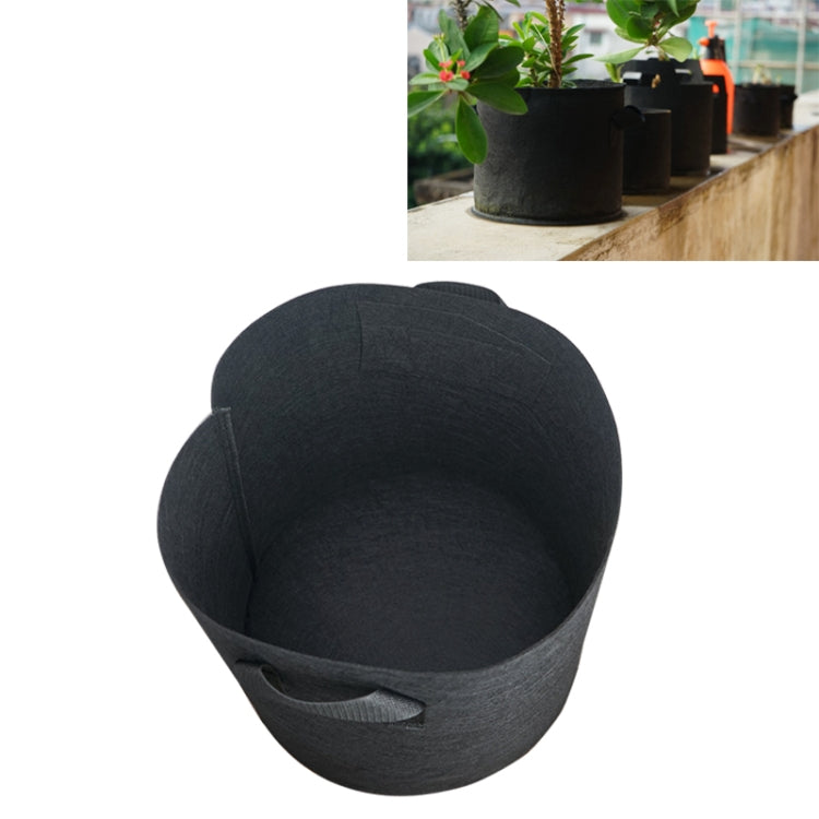 Contenitore per vaso in tessuto non tessuto addensato per coltivazione di piante da 20 galloni con manico, 20 Gallon
