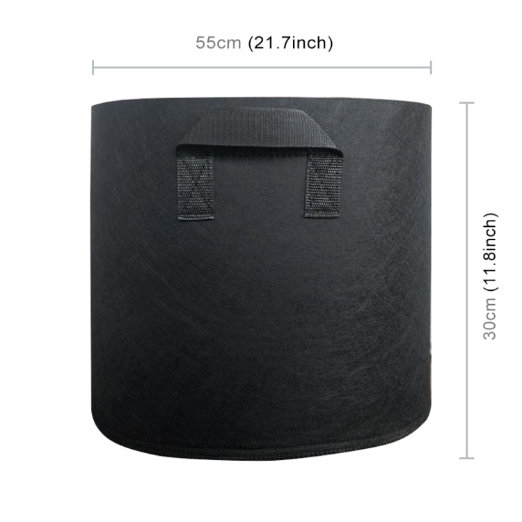 Contenitore per vaso in tessuto non tessuto addensato per coltivazione di piante da 20 galloni con manico, 20 Gallon