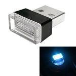 Lampada decorativa per illuminazione di emergenza a LED USB per auto universale per PC, Ice Blue, Blue Light, Pink Light, Green Light, Red Light, White Light, Yellow Light