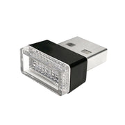 Lampada decorativa per illuminazione di emergenza a LED USB per auto universale per PC, Ice Blue, Blue Light, Pink Light, Green Light, Red Light, White Light, Yellow Light