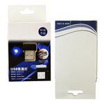 Lampada decorativa per illuminazione di emergenza a LED USB per auto universale per PC, Ice Blue, Blue Light, Pink Light, Green Light, Red Light, White Light, Yellow Light