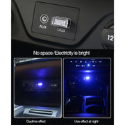 Lampada decorativa per illuminazione di emergenza a LED USB per auto universale per PC, Ice Blue, Blue Light, Pink Light, Green Light, Red Light, White Light, Yellow Light