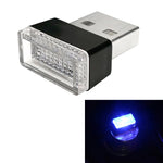 Lampada decorativa per illuminazione di emergenza a LED USB per auto universale per PC, Ice Blue, Blue Light, Pink Light, Green Light, Red Light, White Light, Yellow Light