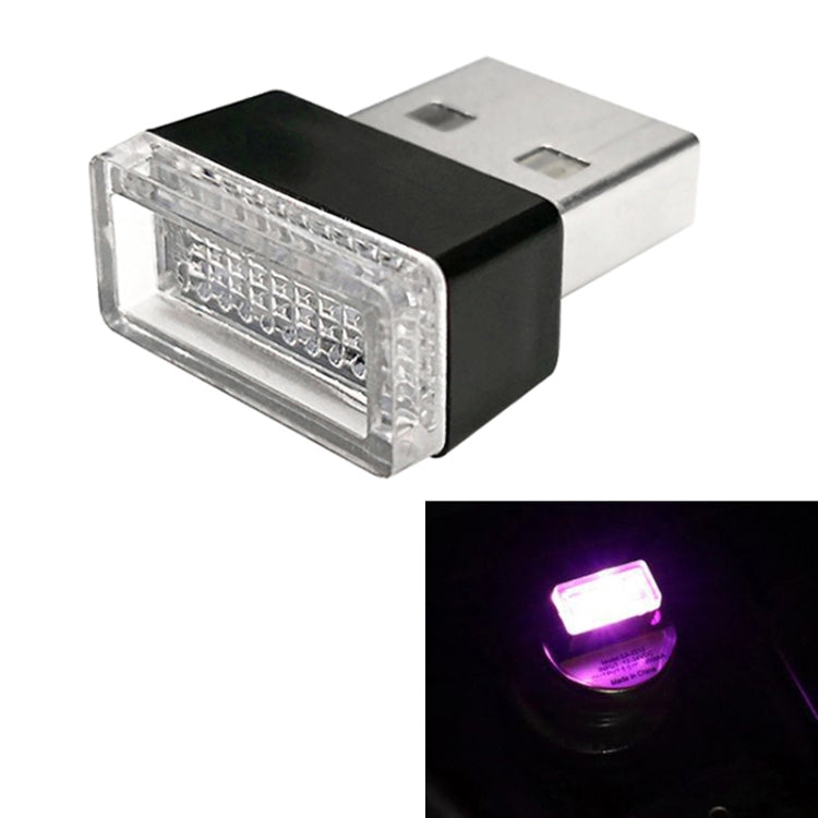 Lampada decorativa per illuminazione di emergenza a LED USB per auto universale per PC, Ice Blue, Blue Light, Pink Light, Green Light, Red Light, White Light, Yellow Light