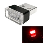 Lampada decorativa per illuminazione di emergenza a LED USB per auto universale per PC, Ice Blue, Blue Light, Pink Light, Green Light, Red Light, White Light, Yellow Light