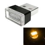 Lampada decorativa per illuminazione di emergenza a LED USB per auto universale per PC, Ice Blue, Blue Light, Pink Light, Green Light, Red Light, White Light, Yellow Light