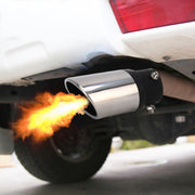 Tubo di punta del silenziatore di scarico dritto imbullonato in acciaio inossidabile per styling auto universale con rete