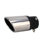 Tubo di punta del silenziatore di scarico dritto imbullonato in acciaio inossidabile per styling auto universale con rete