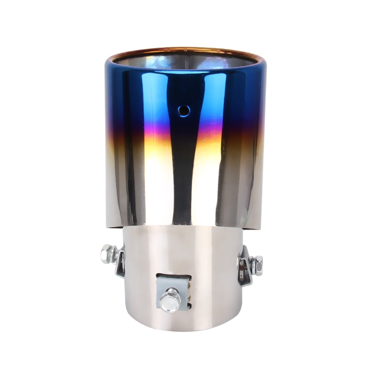 Tubo di punta del silenziatore di scarico curvo in acciaio inossidabile per styling auto universale, Curved