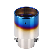Tubo di punta del silenziatore di scarico dritto in acciaio inossidabile per styling auto universale, Straight