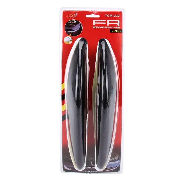 TCM-237 2 PZ Protezione paraurti barra adesiva anti-collisione in plastica universale per carrozzeria, TCM-237 Anti-collision Sticker
