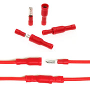 Kit connettori a crimpare senza saldatura per terminali elettrici isolati misti 60 in 1 con pressatura a freddo, 60 in 1