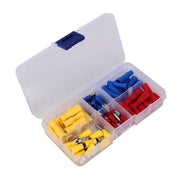 Kit connettori a crimpare senza saldatura per terminali elettrici isolati misti 60 in 1 con pressatura a freddo, 60 in 1