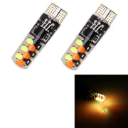 2 lampadine LED RGB SMD W5W 194 T10 multicolori COB 12 con telecomando Lampada targa con luci laterali a cuneo, DC 12V, 2 PCS W5W 194 T10