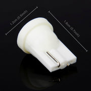 10 PZ T10/W5W/194/501/168 0,4 W 20LM 6500 K COB Lampadine Lampada da lettura per auto Luce d'ingombro, DC 12V, Ice Blue Light, White Light