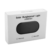 LQ-S10 Allarme fittizio simulato per auto ad energia solare Lampada finta con luce di sicurezza lampeggiante a LED antifurto, LQ-S10 Blue Light, LQ-S10 (Red Light)