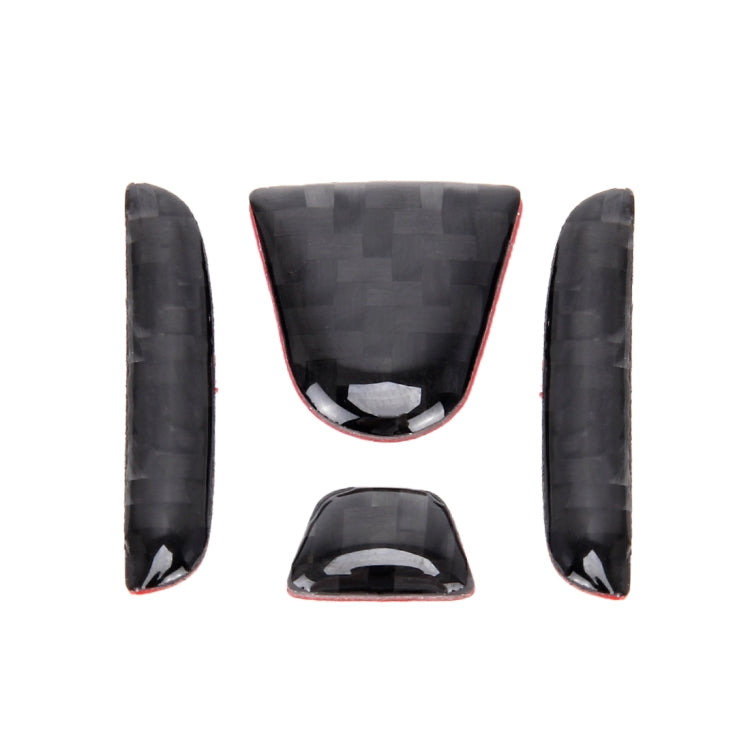 Adesivo per decalcomanie con logo H per volante 4 in 1 per Honda Civic 10a generazione, H Logo Trim