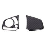 Adesivo fai da te interno per rivestimento dei pulsanti del volante in fibra di carbonio 2 in 1 per Honda Civic 10th Gen (generale), Button Trim